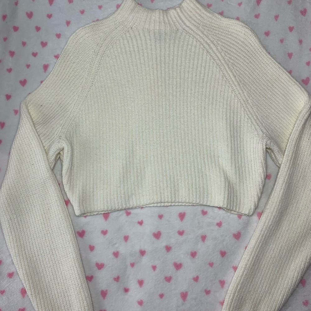 Hollister Off-White Knit Sweater